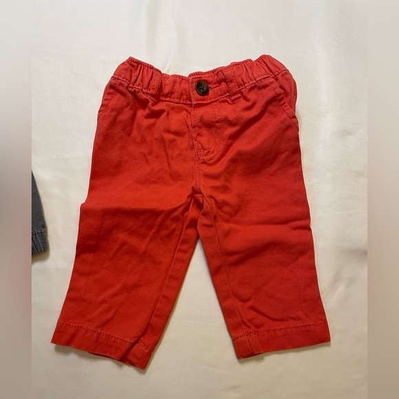 Boys set of 2 garanimals and carters size 6M red and grey pants - Picture 4 of 5